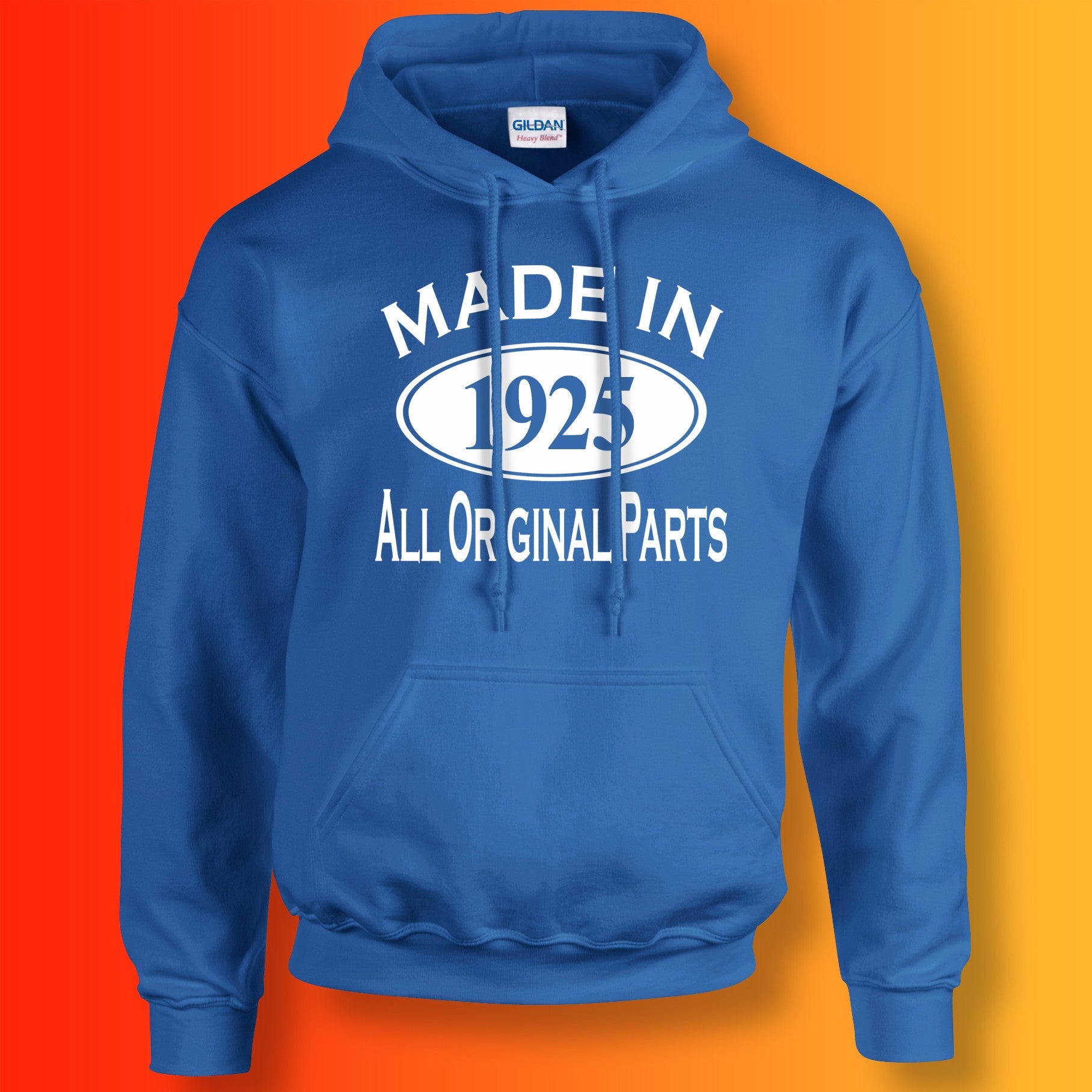 Made In 1925 Hoodie Royal Blue