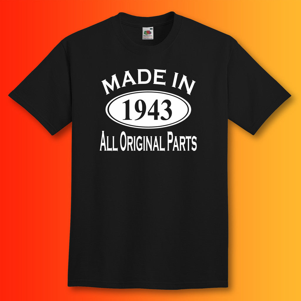 Made In 1943 T-Shirt Black