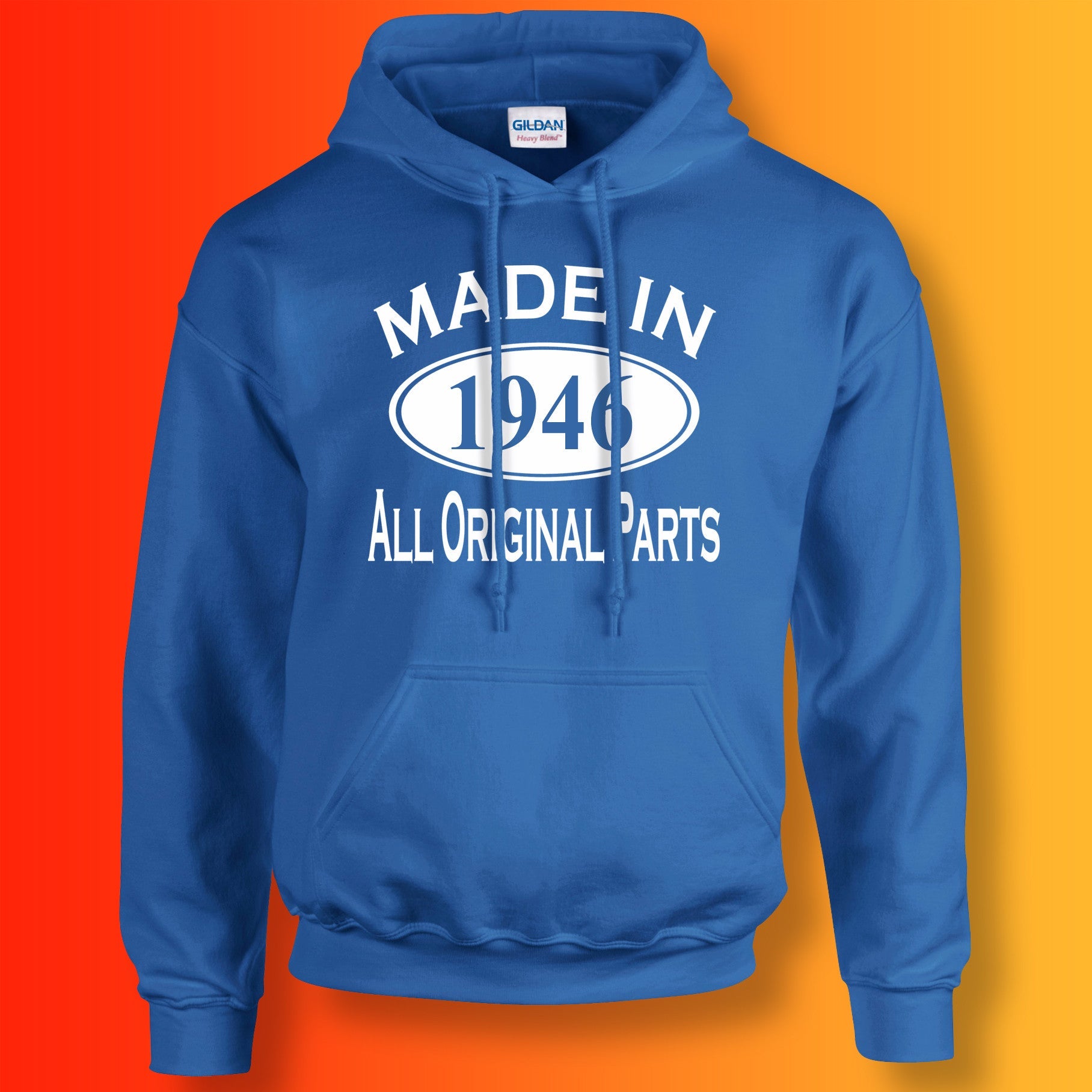 Made In 1946 Hoodie Royal Blue