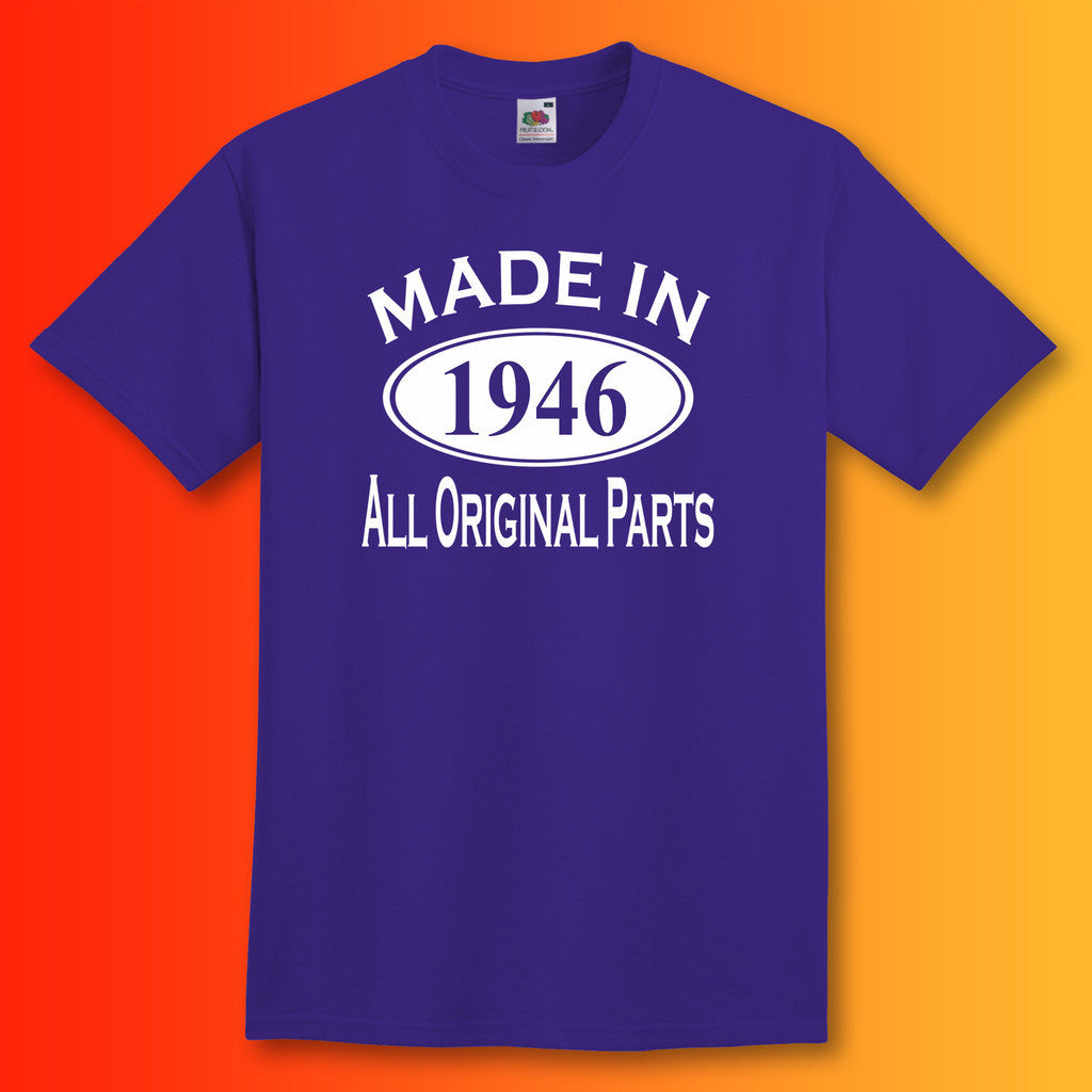 Made In 1946 T-Shirt Purple