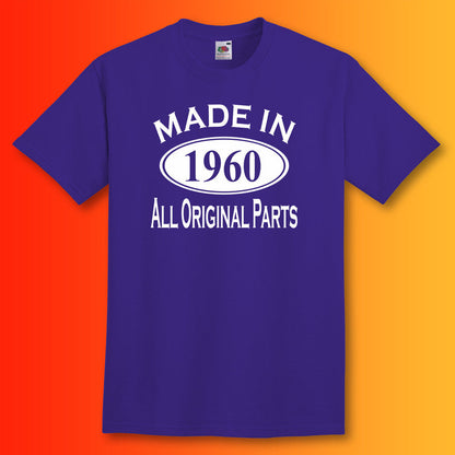 Made In 1960 T-Shirt Purple