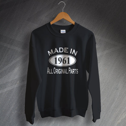Made In 1961 All Original Parts Sweater Black