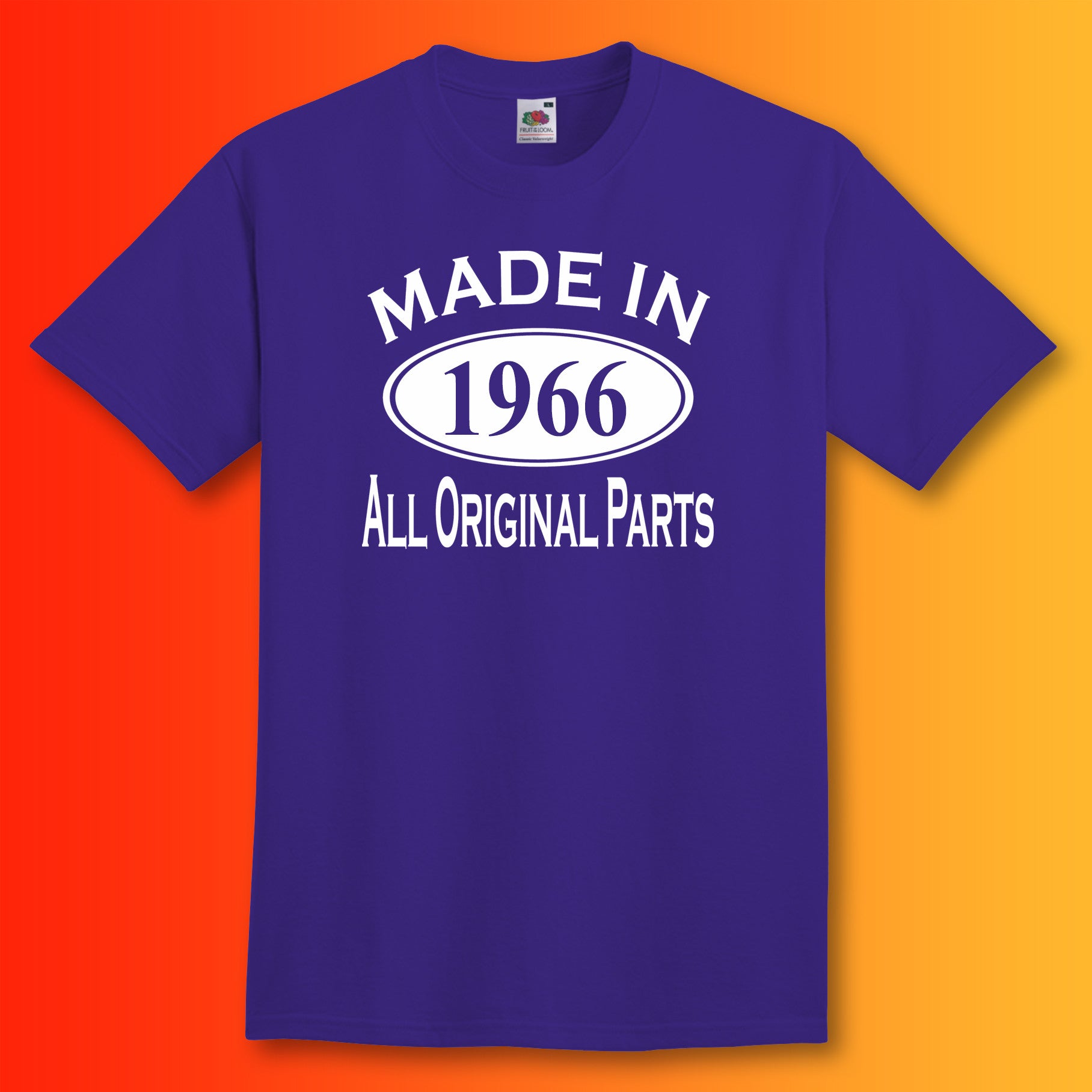 Made In 1966 T-Shirt Purple