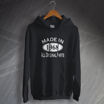 Made In 1968 Hoodie Black