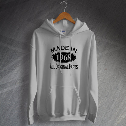 Made In 1968 Hoodie Heather Grey