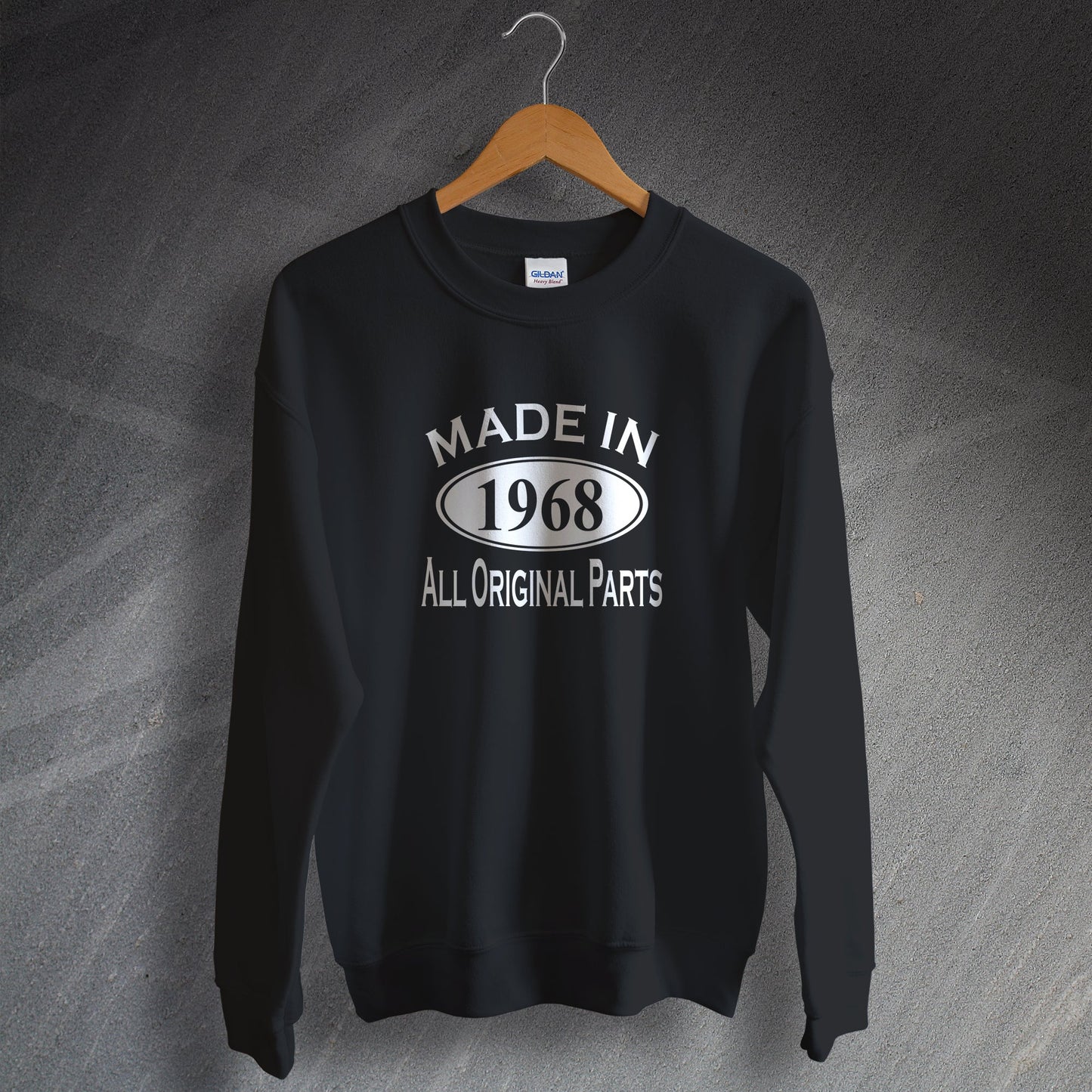 Made In 1968 All Original Parts Sweater Black