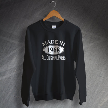 Made In 1968 All Original Parts Sweater Black