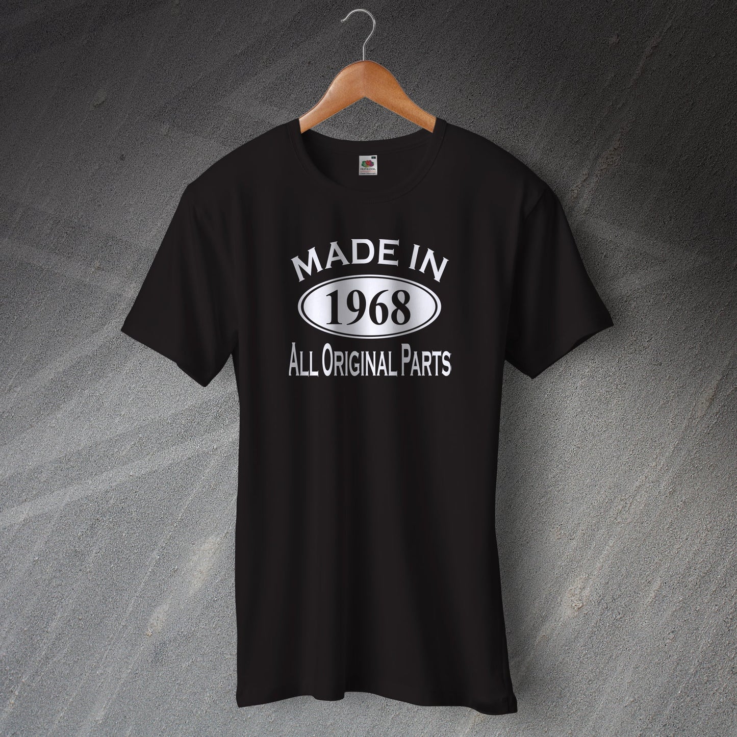 Made In 1968 T-Shirt Black