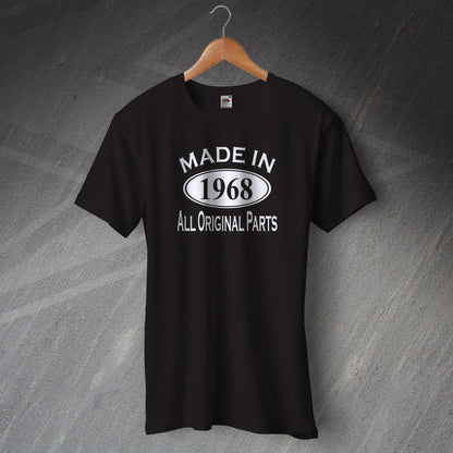 Made In 1968 T-Shirt Black