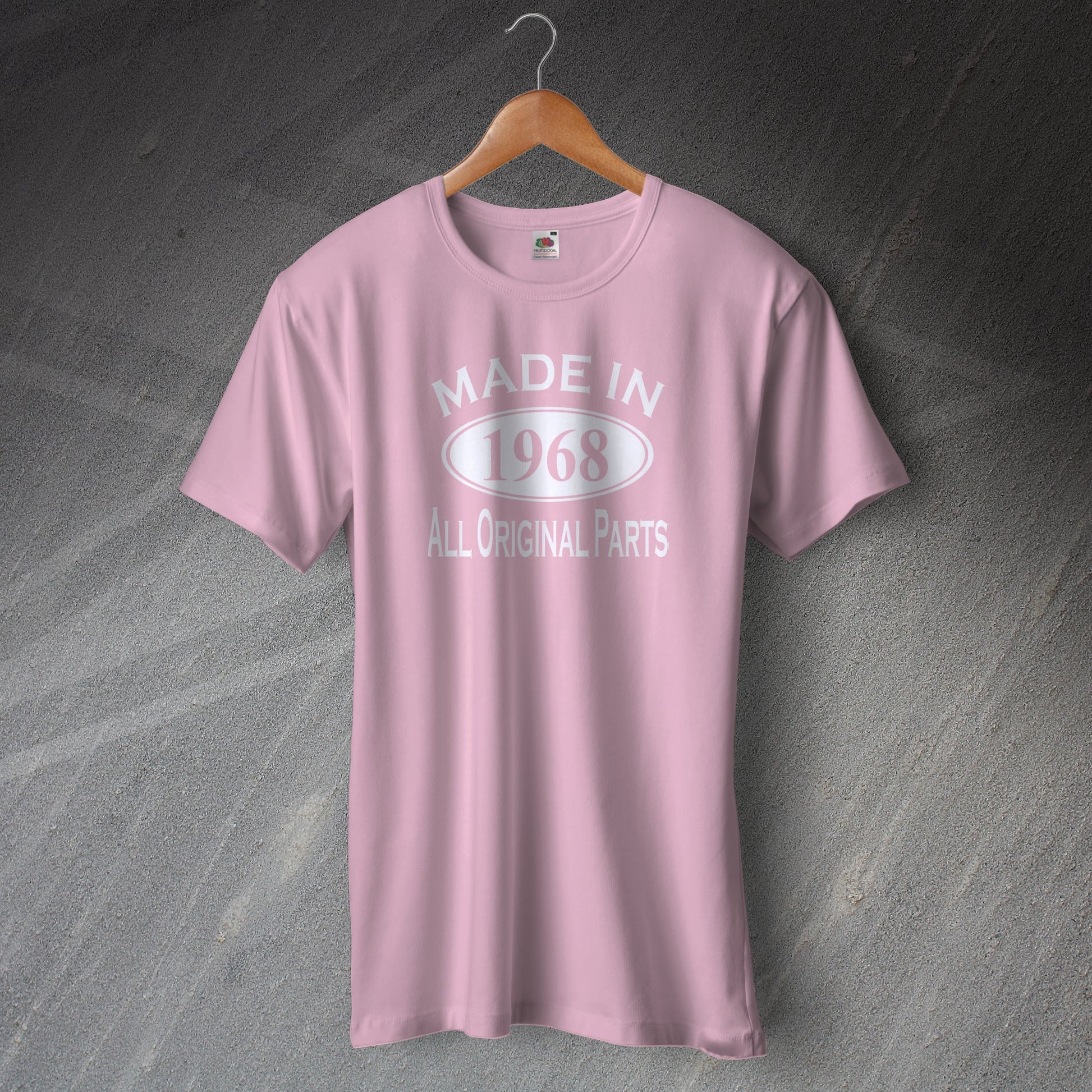 Made In 1968 T-Shirt Light Pink