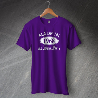 Made In 1968 T-Shirt Purple