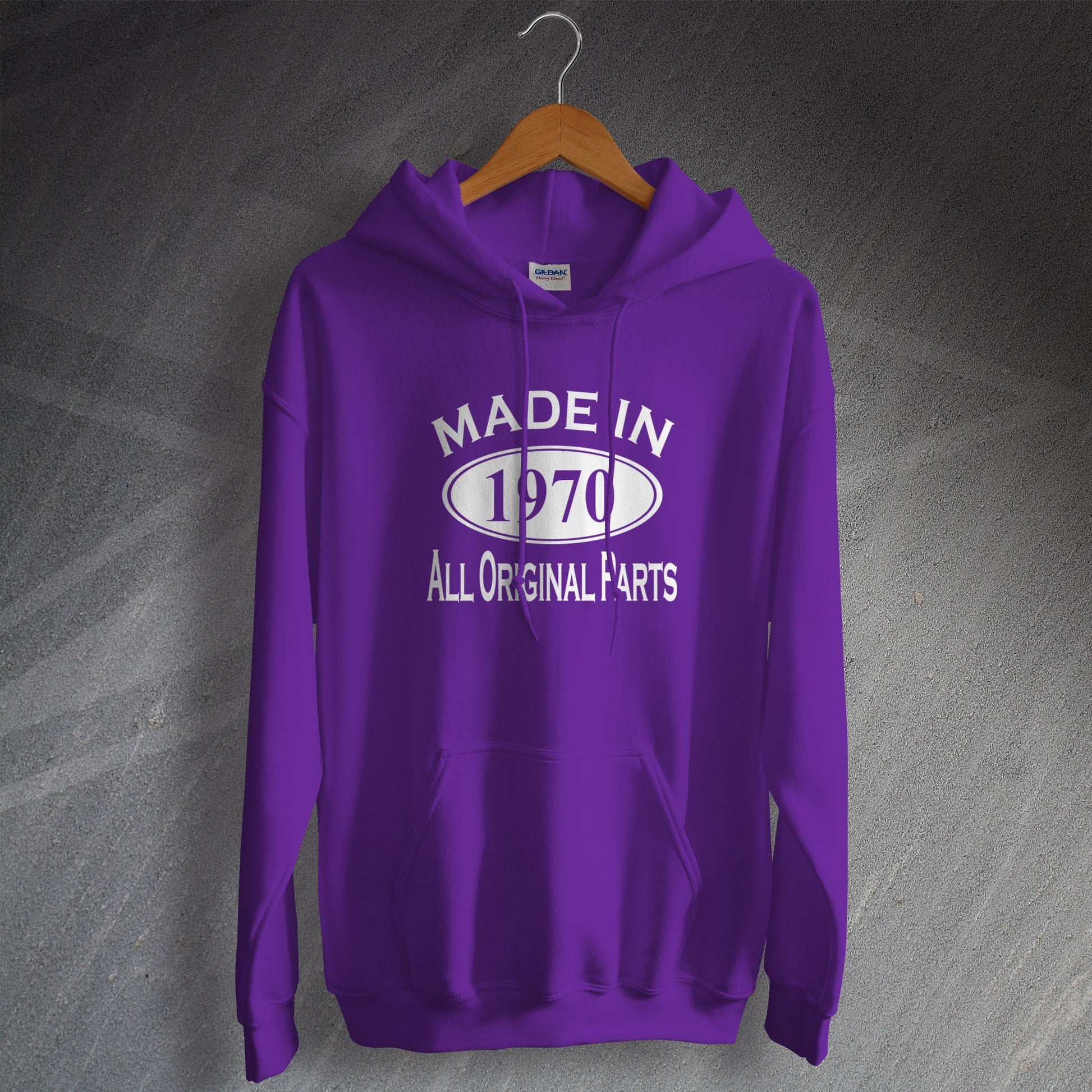 Made In 1970 Hoodie Purple
