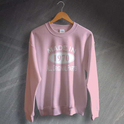 Made In 1970 All Original Parts Sweater Light Pink