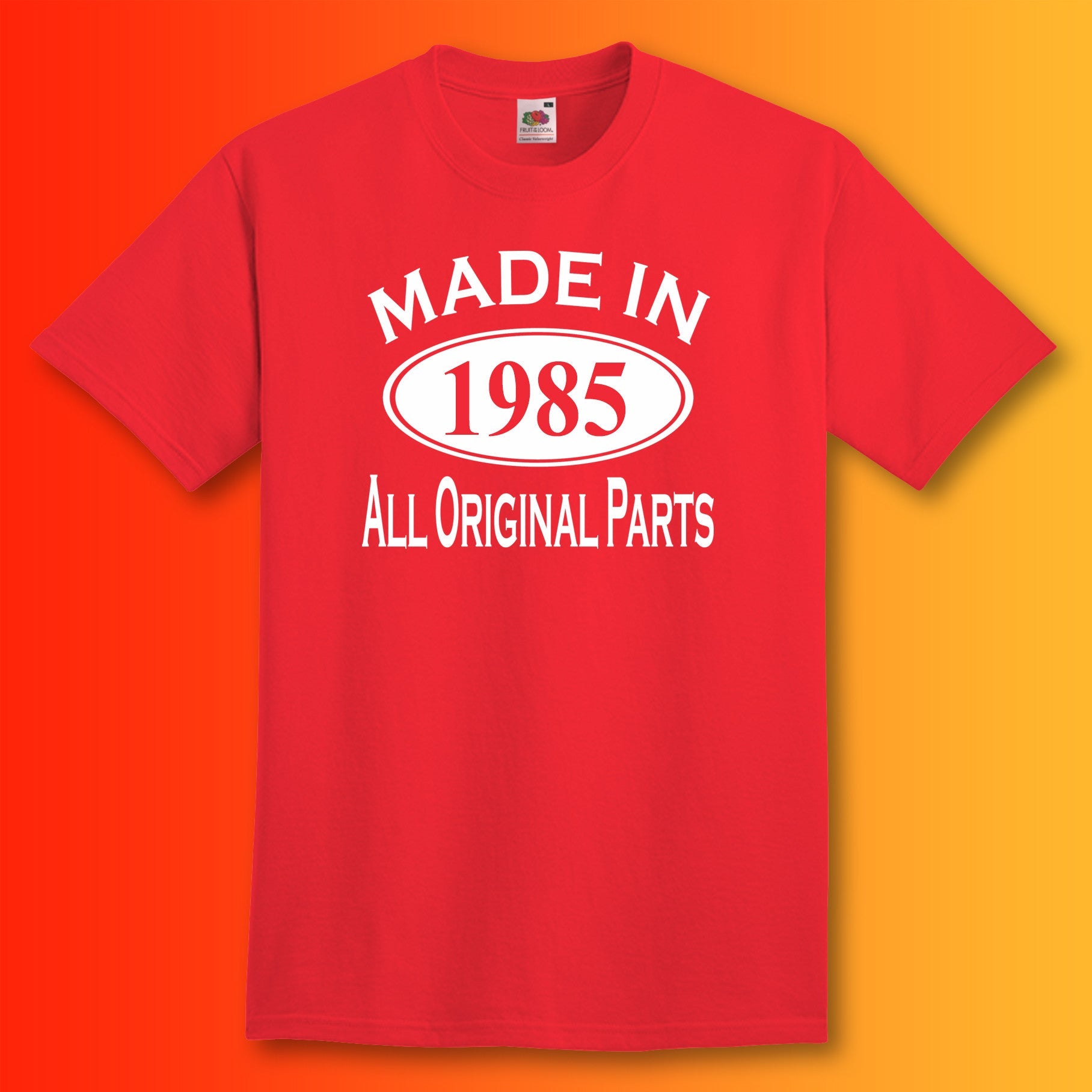 Made In 1985 T-Shirt Red