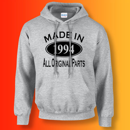 Made In 1994 Hoodie Heather Grey