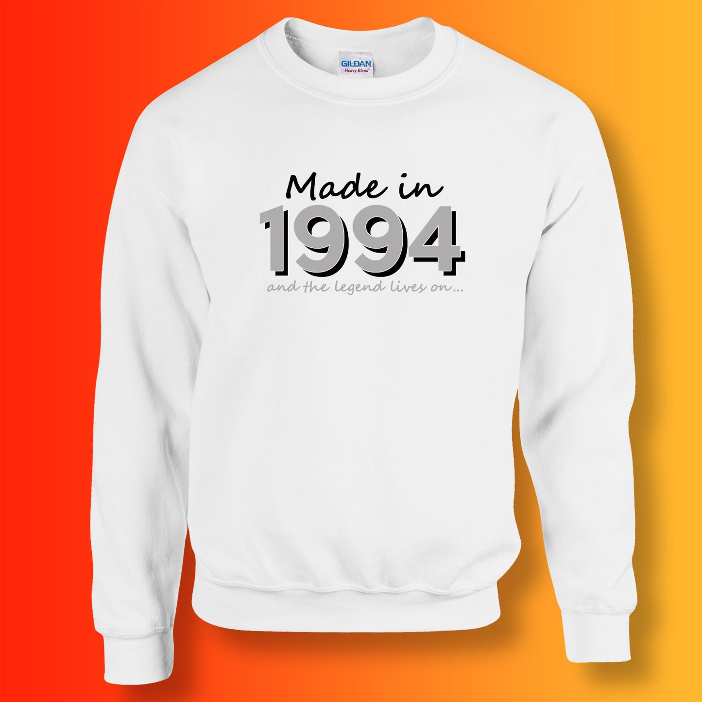 Made In 1994 and The Legend Lives On Sweater White