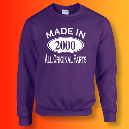 Made In 2000 All Original Parts Sweater Purple