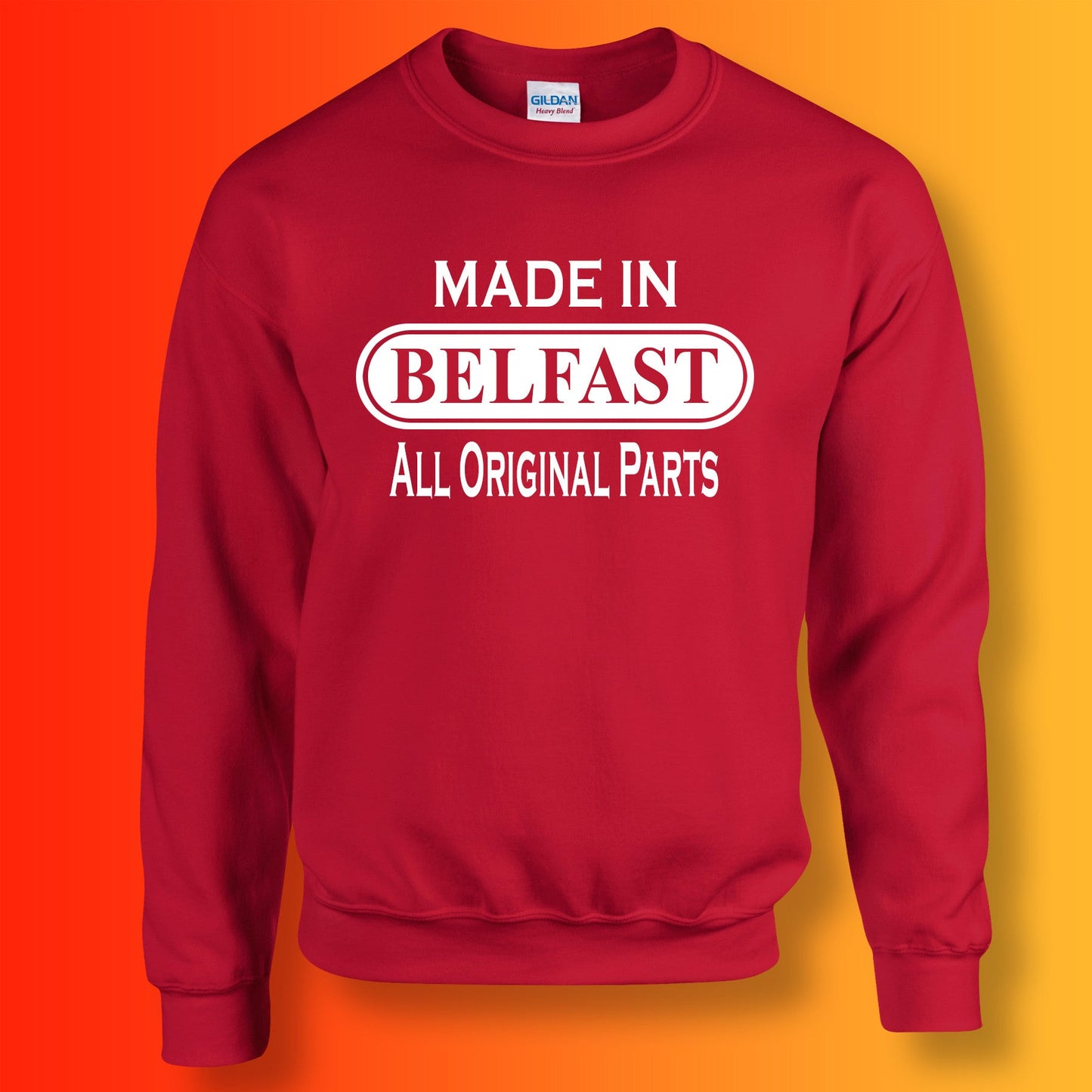 Made In Belfast All Original Parts Sweater Red