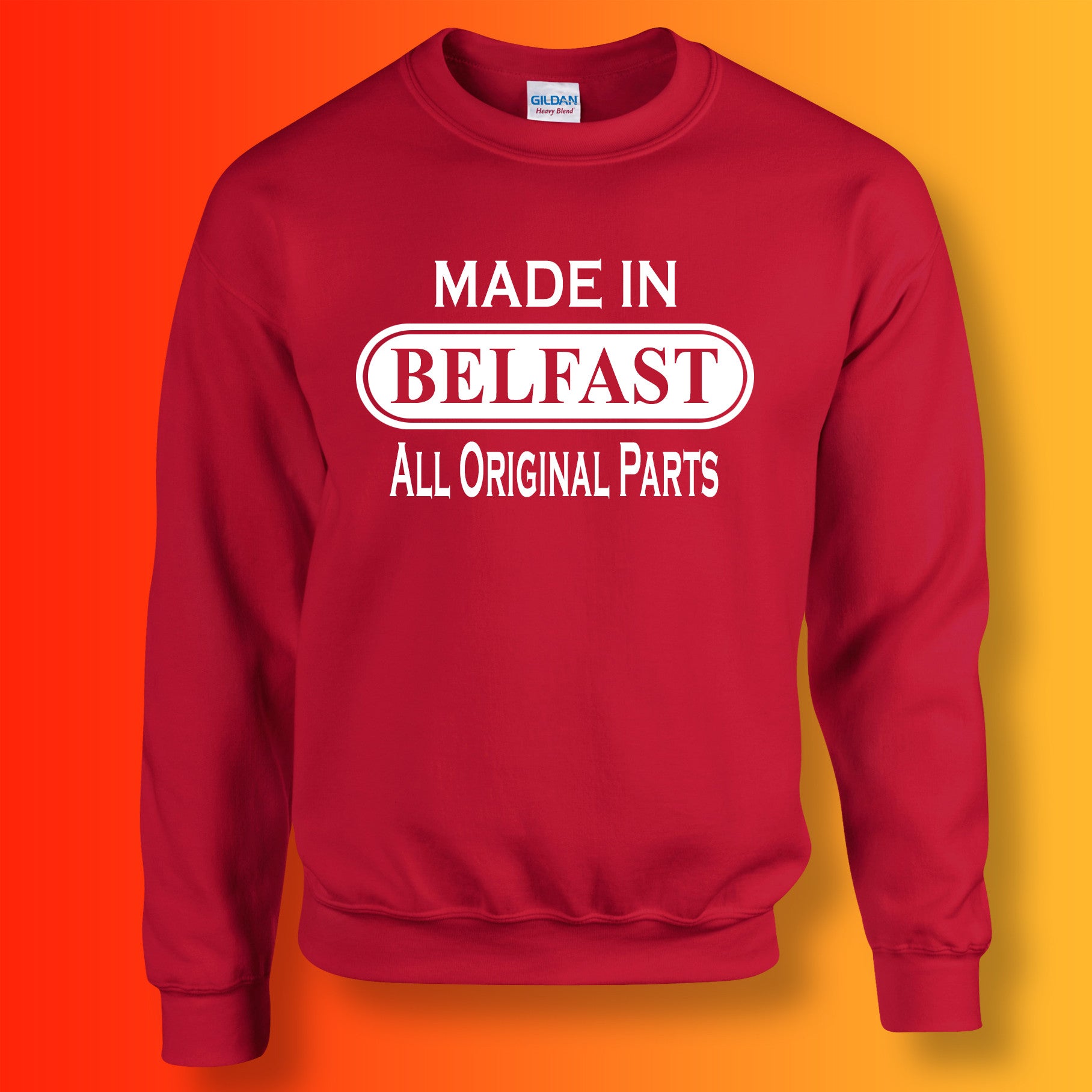 Made In Belfast All Original Parts Sweater Red