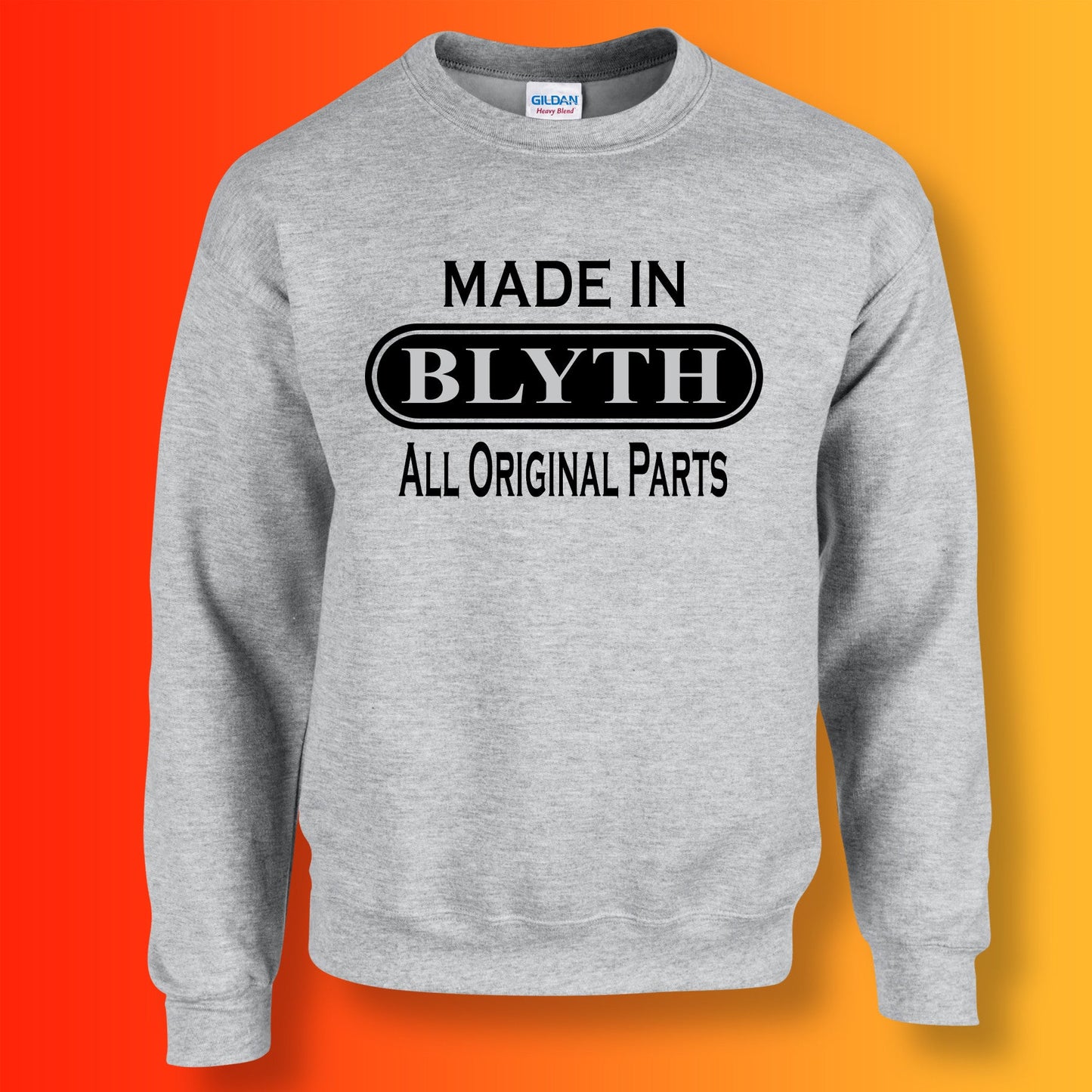 Made In Blyth All Original Parts Sweater Heather Grey
