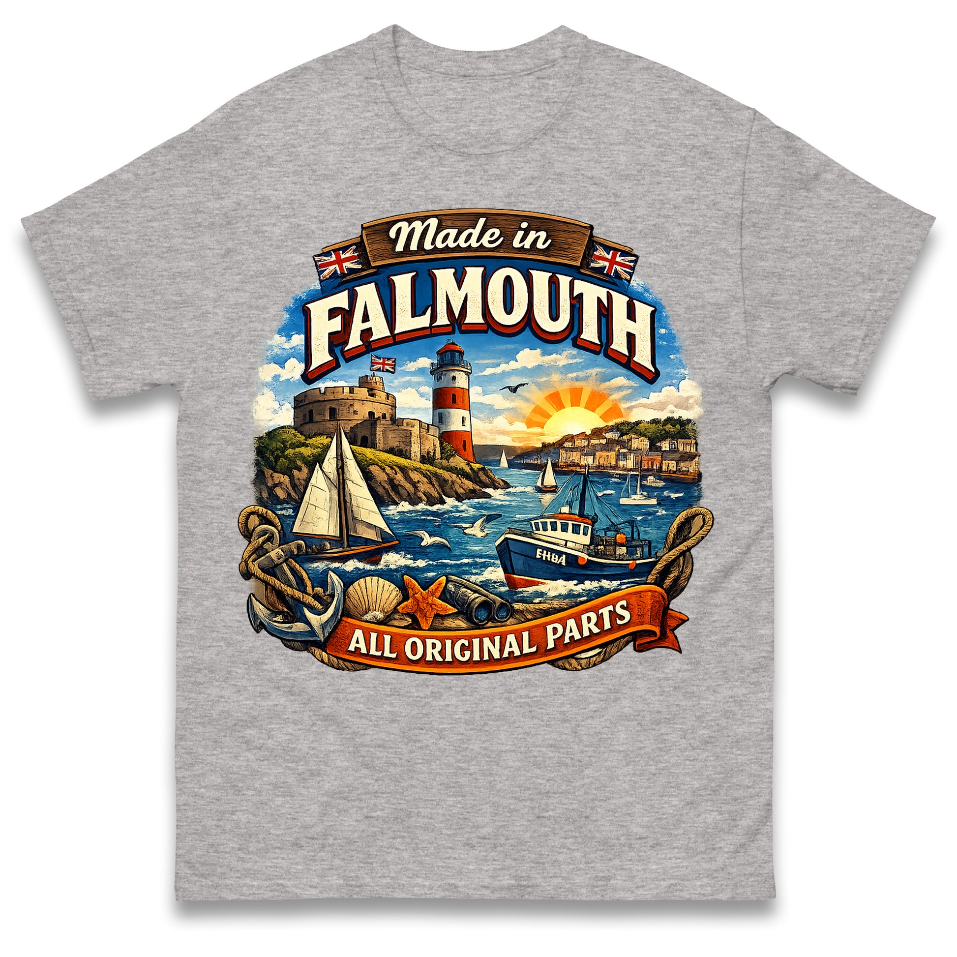 Made in Falmouth All Original Parts T Shirt