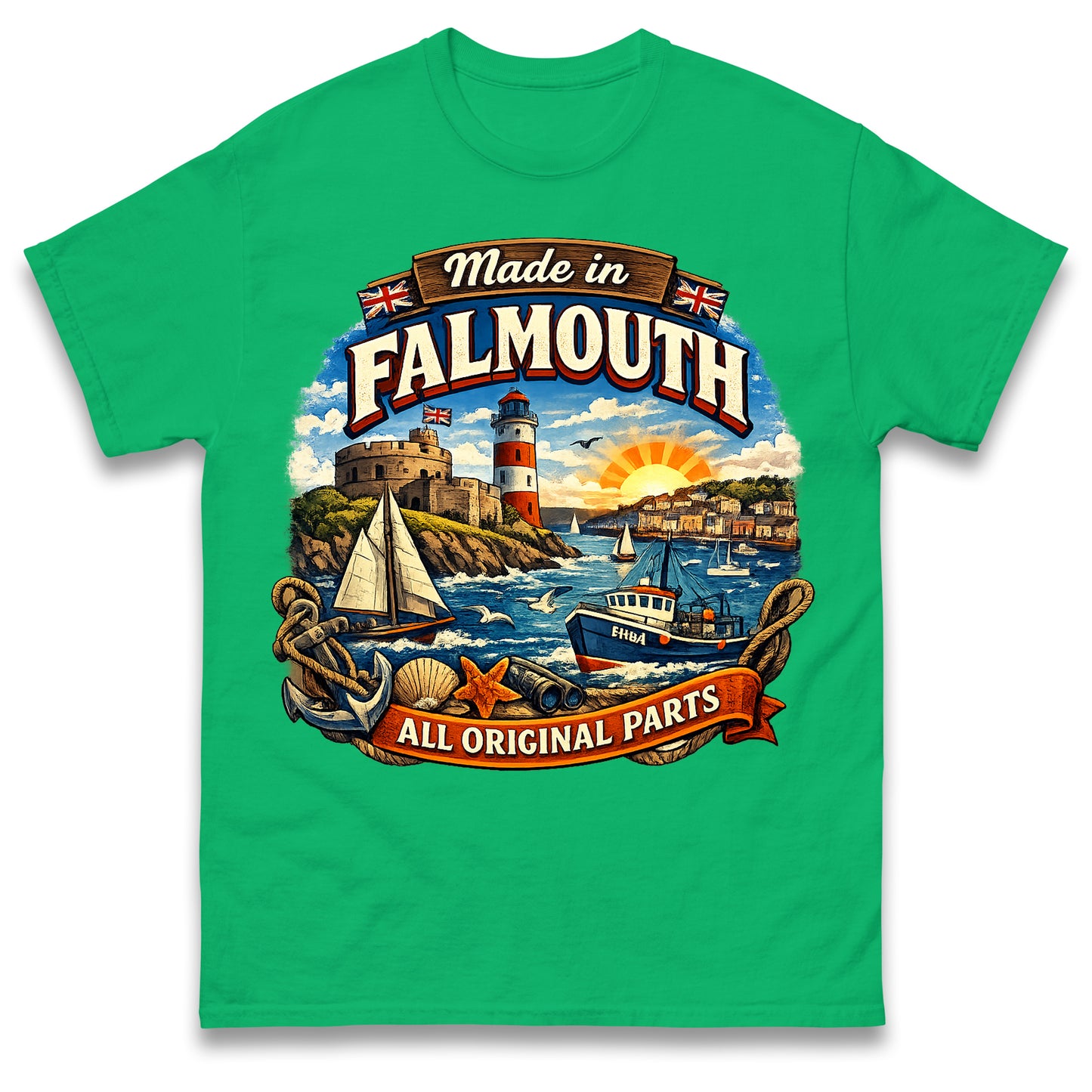 Made in Falmouth All Original Parts T Shirt