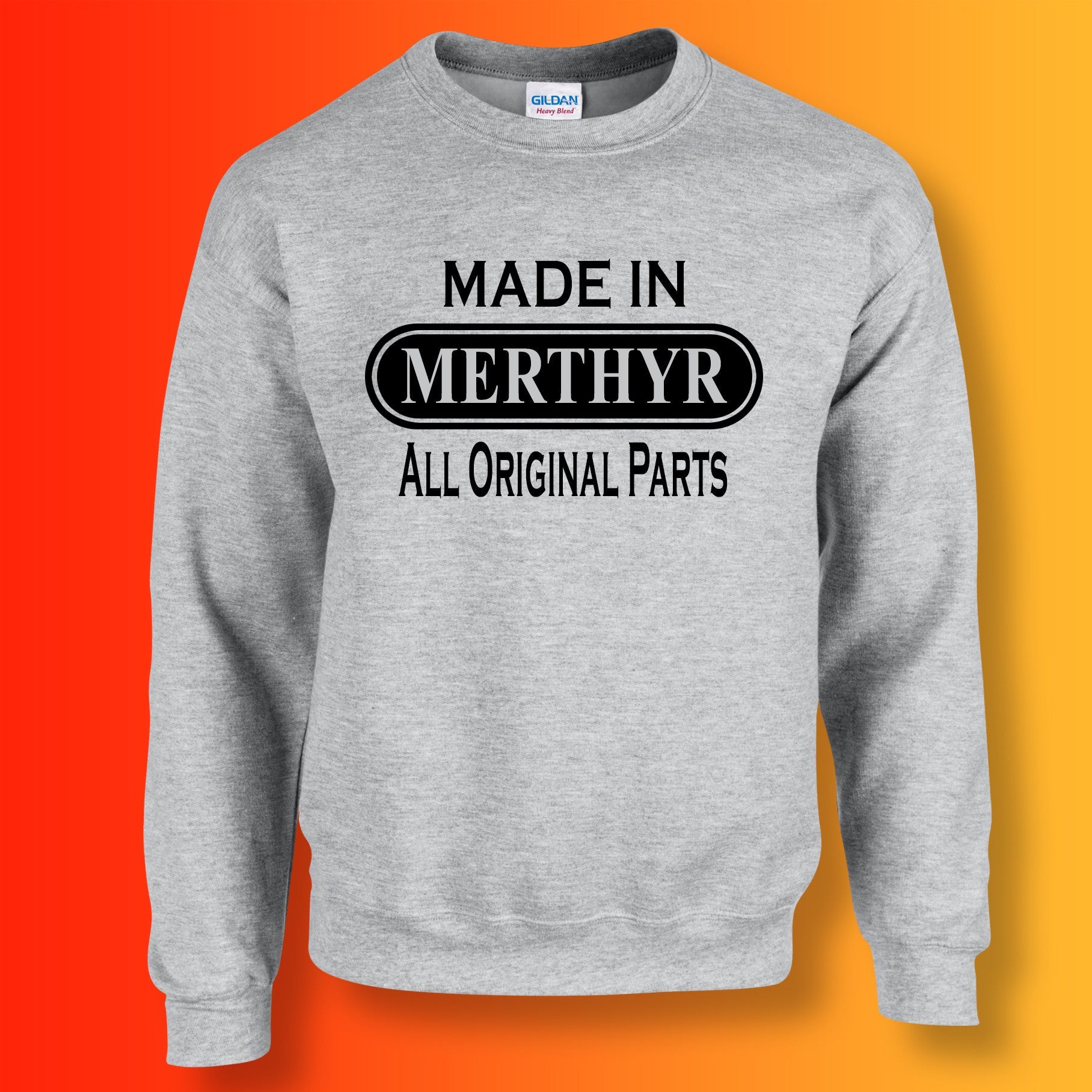 Made In Merthyr All Original Parts Sweater Heather Grey