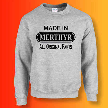 Made In Merthyr All Original Parts Sweater Heather Grey