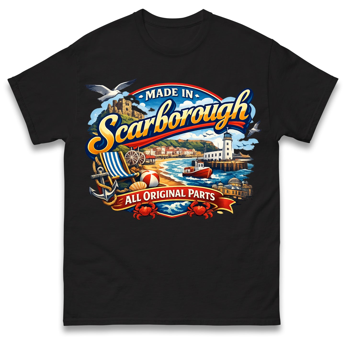 Made in Scarborough All Original Parts T Shirt
