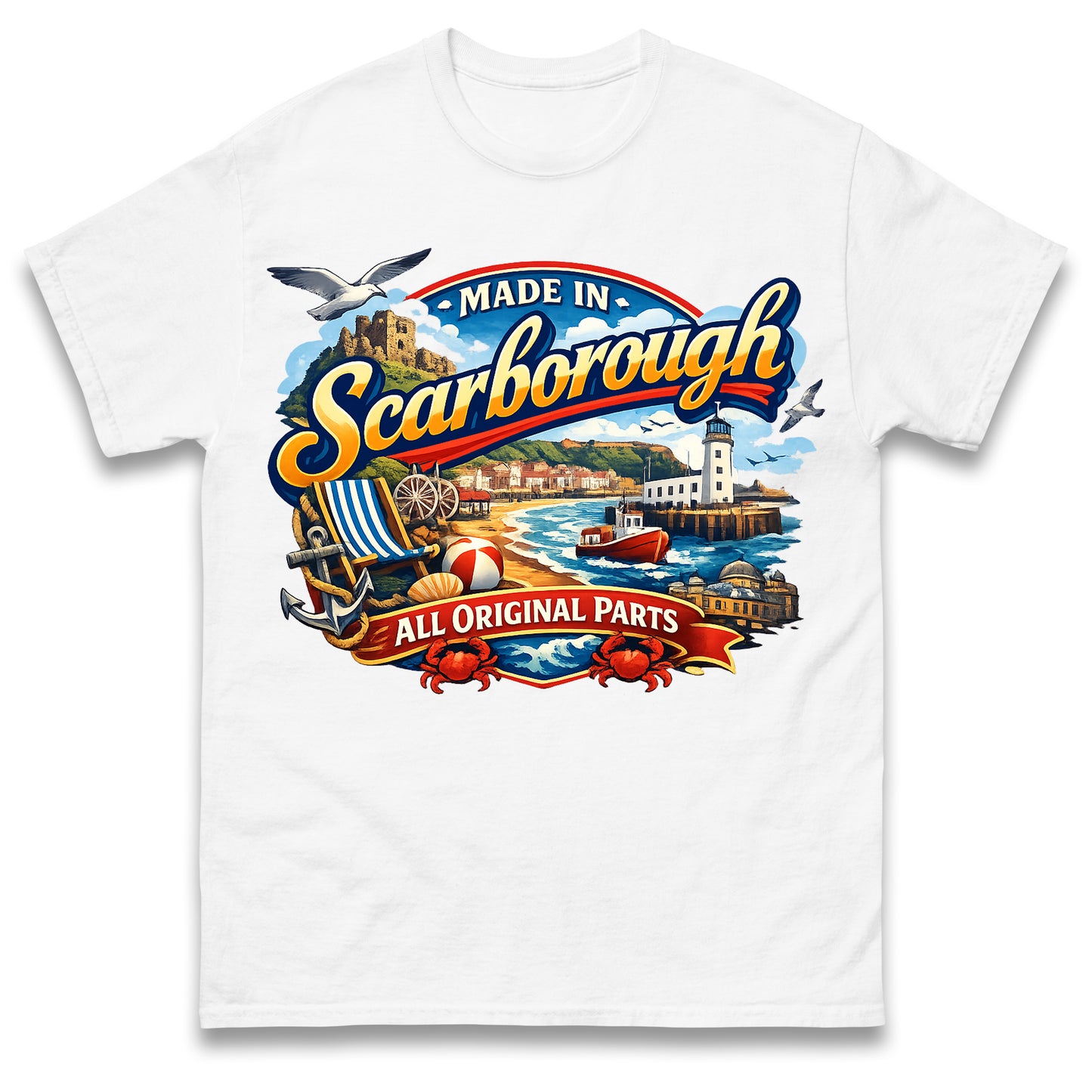 Made in Scarborough All Original Parts T Shirt