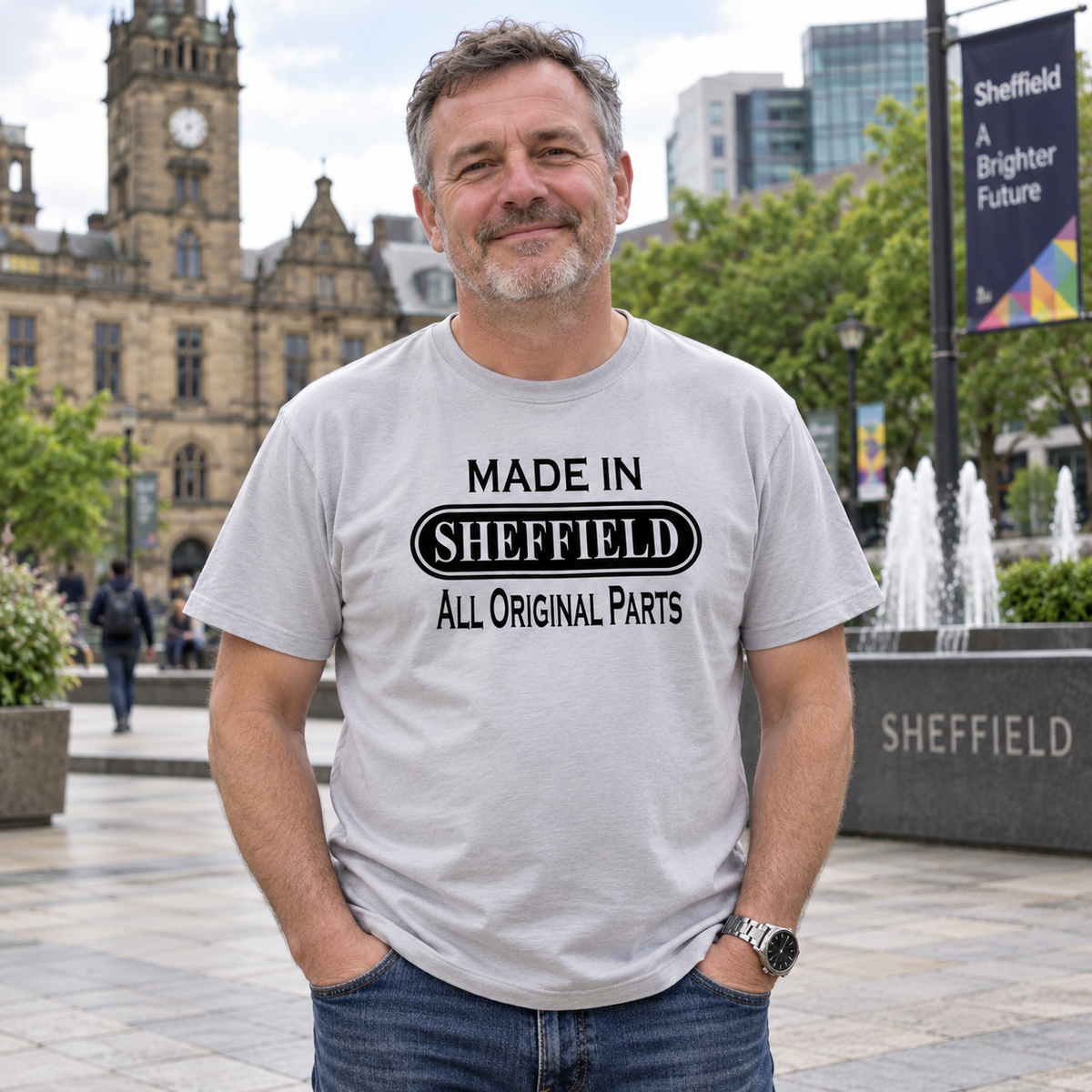 Made In Sheffield All Original Parts T-Shirt 