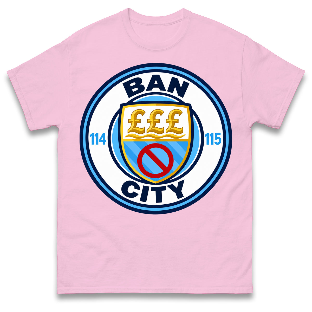 Man City 115 Charges Guilty Ban City Shirt