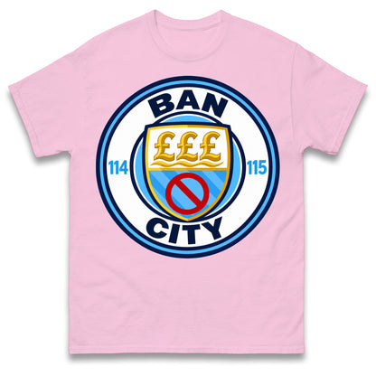 Man City 115 Charges Guilty Ban City Shirt