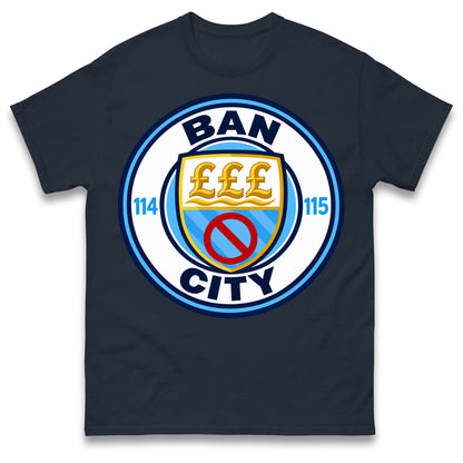 Man City 115 Charges Guilty Ban City Shirt