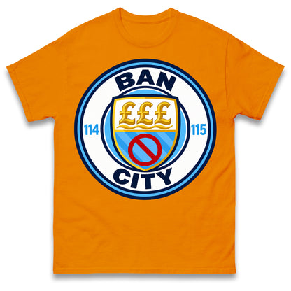 Man City 115 Charges Guilty Ban City Shirt