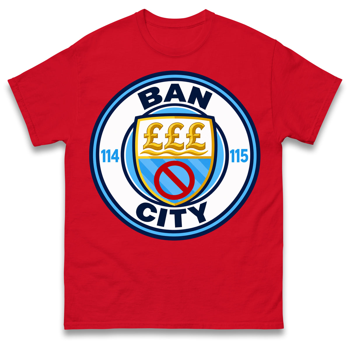 Man City 115 Charges Guilty Ban City Shirt