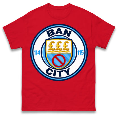 Man City 115 Charges Guilty Ban City Shirt