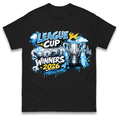 Man City League Cup Winners 2026 T Shirt