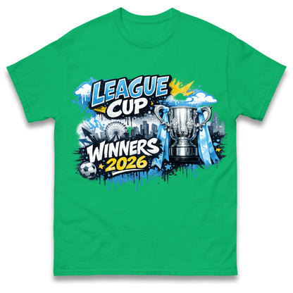 Man City League Cup Winners 2026 T Shirt