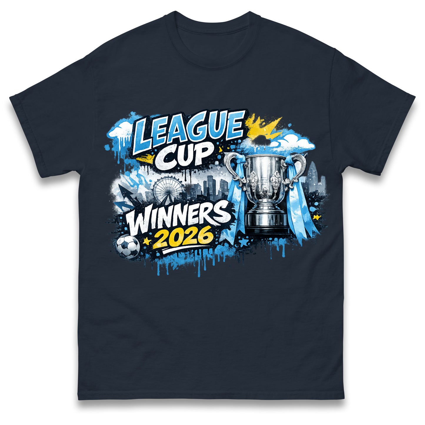 Man City League Cup Winners 2026 T Shirt