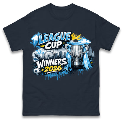 Man City League Cup Winners 2026 T Shirt