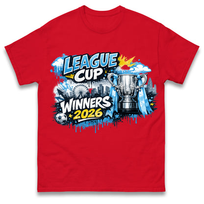 Man City League Cup Winners 2026 T Shirt