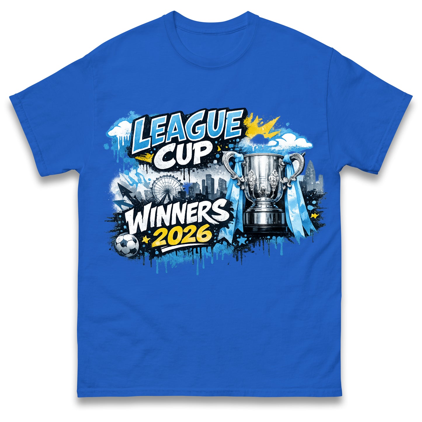 Man City League Cup Winners 2026 T Shirt