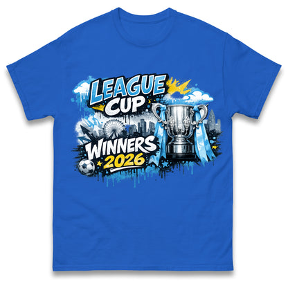 Man City League Cup Winners 2026 T Shirt