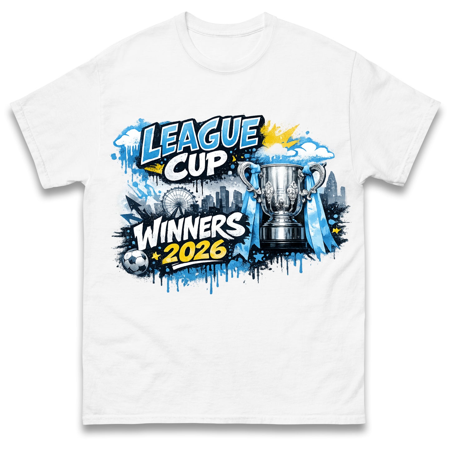 Man City League Cup Winners 2026 T Shirt