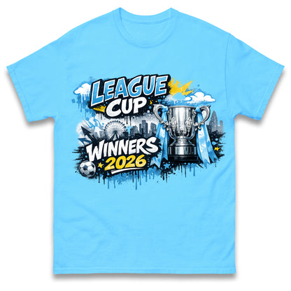 Man City League Cup Winners 2026 T Shirt