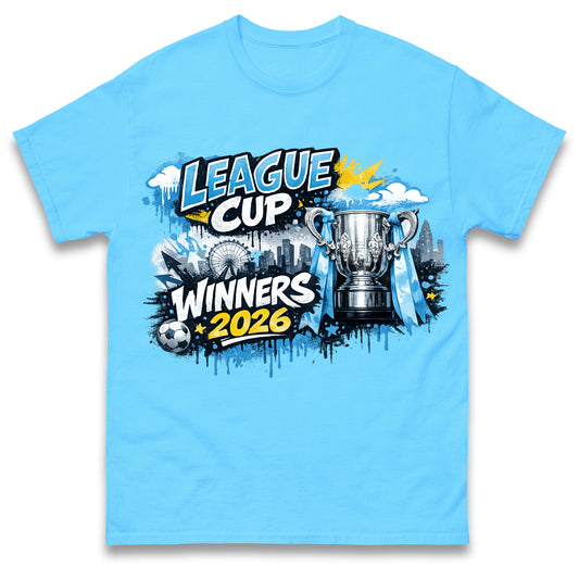 Man City League Cup Winners 2026 T Shirt