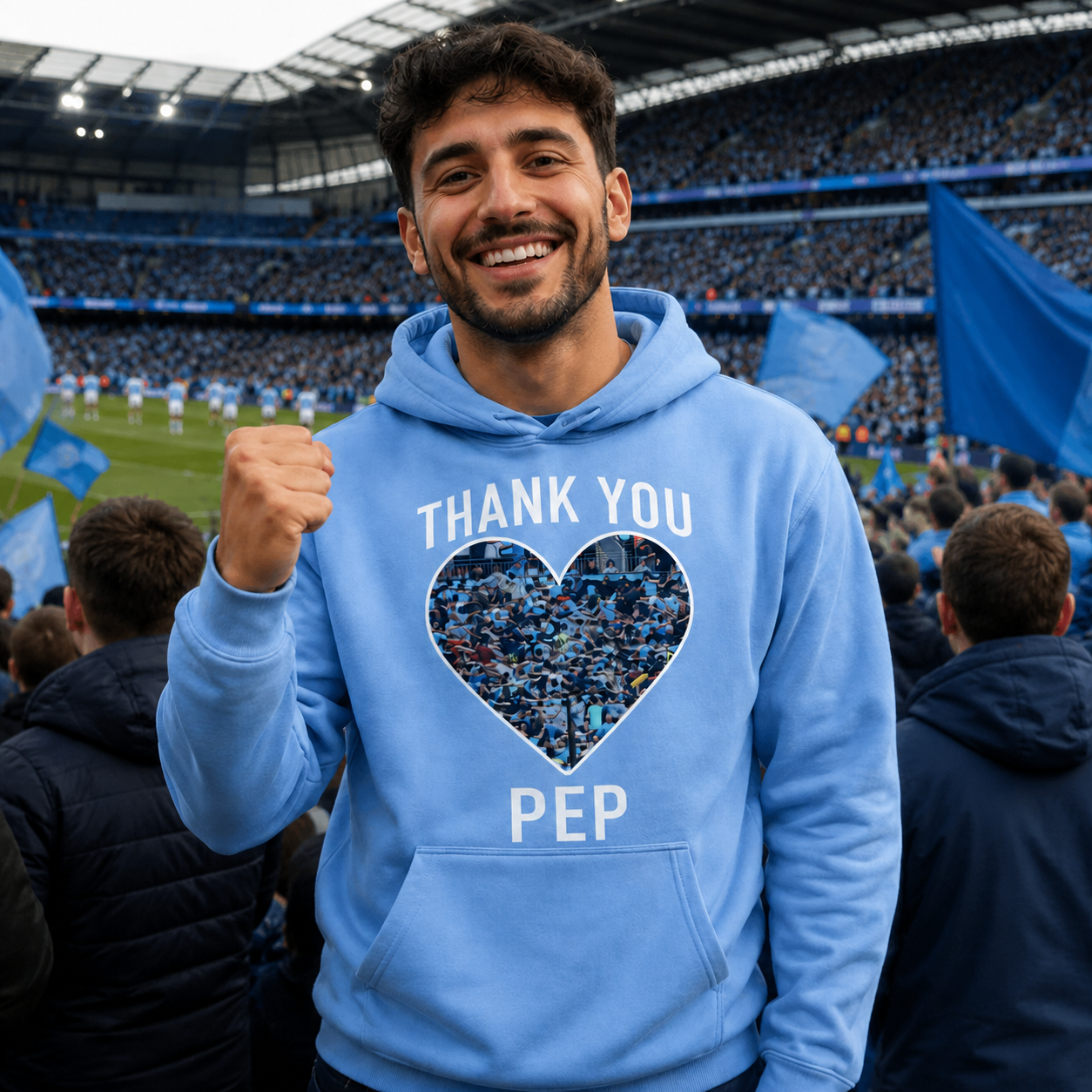 Pep Guardiola Man City Hoodie
