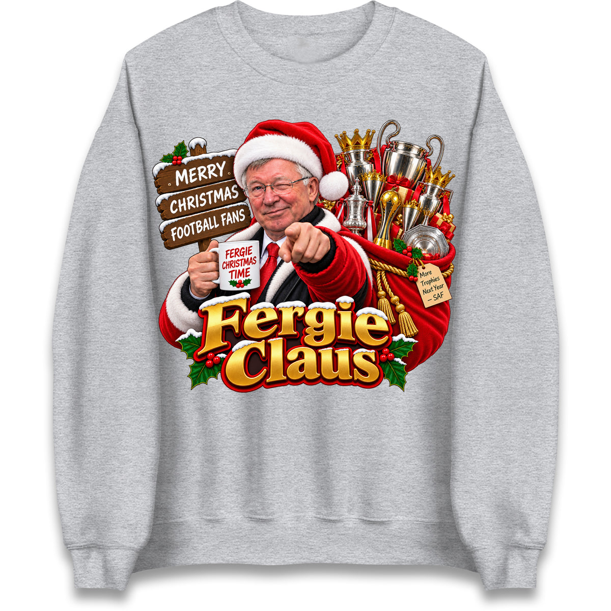 Man United Christmas Jumper