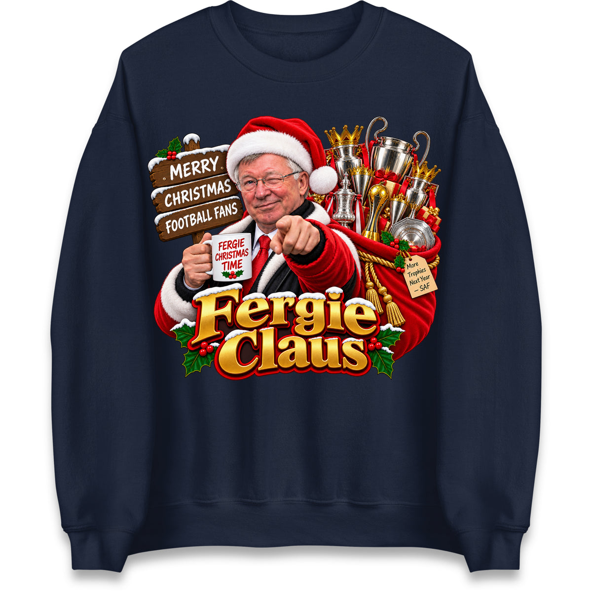 Man United Christmas Jumper